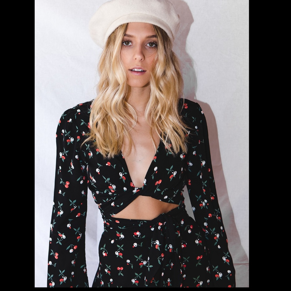 Flynn Skye Set flare pant and bell sleeve wrap top